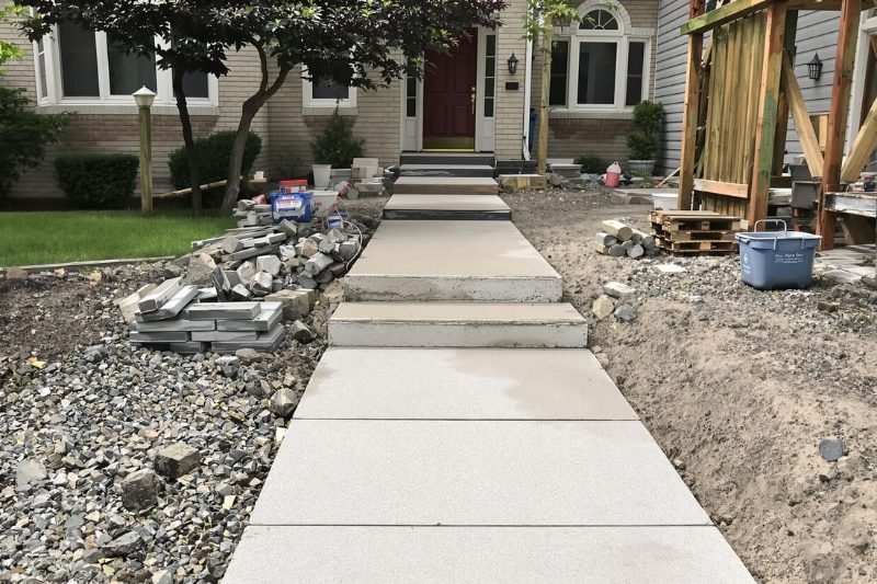 Concrete Walkways project — Raleigh, North Carolina
